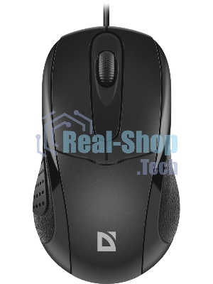 Мышь проводная Defender Standard MB-580 черный, 1000 dpi, USB, кнопки - 3
