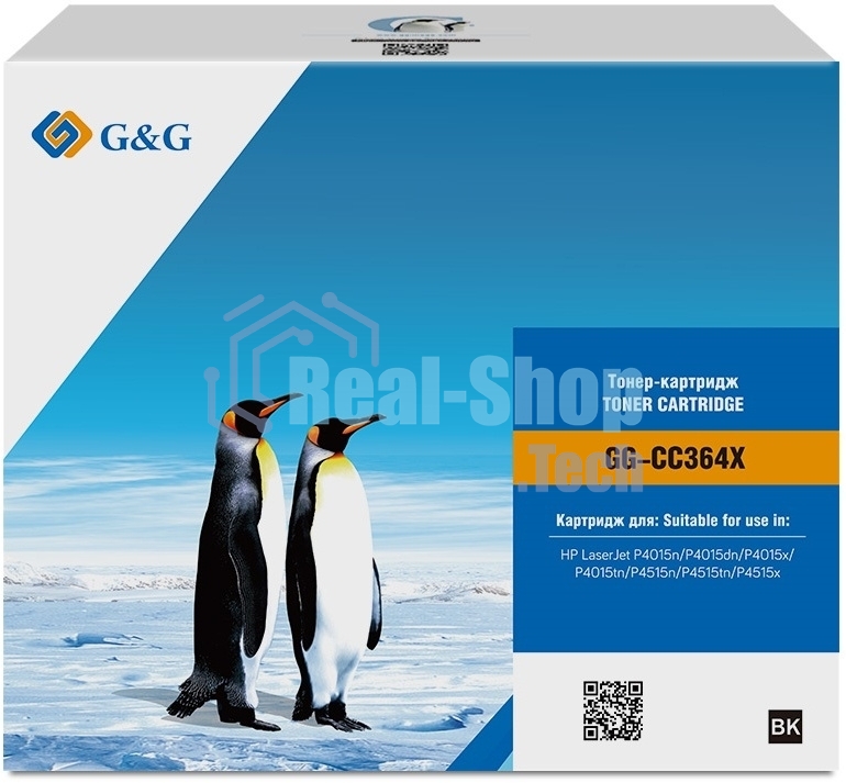 Картридж лазерный G&G GG-CC364X черный (24000 стр.) для HP LJ P4015/P4515
