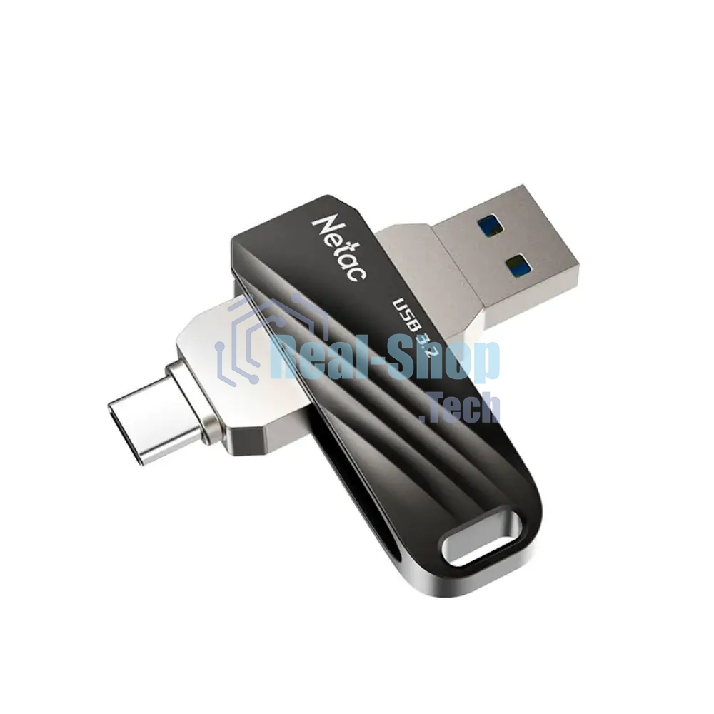 Флешка USB Netac US11 256Gb USB 3.0+TypeC Dual Flash Drive
