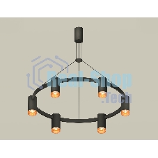 Светильник Ambrella light XB9022202/6 SBK/CF черный песок/кофе MR16 GU5.3 (С9022, N6154)