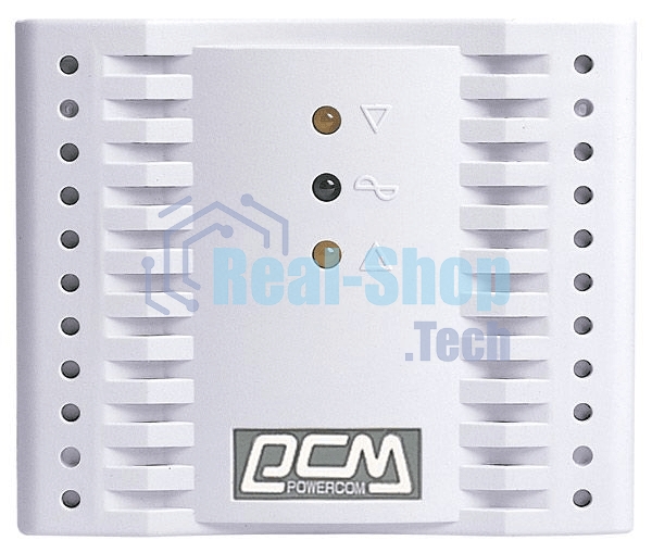 Стабилизатор напряжения Powercom TCA-1200 600Вт 1200ВА белый