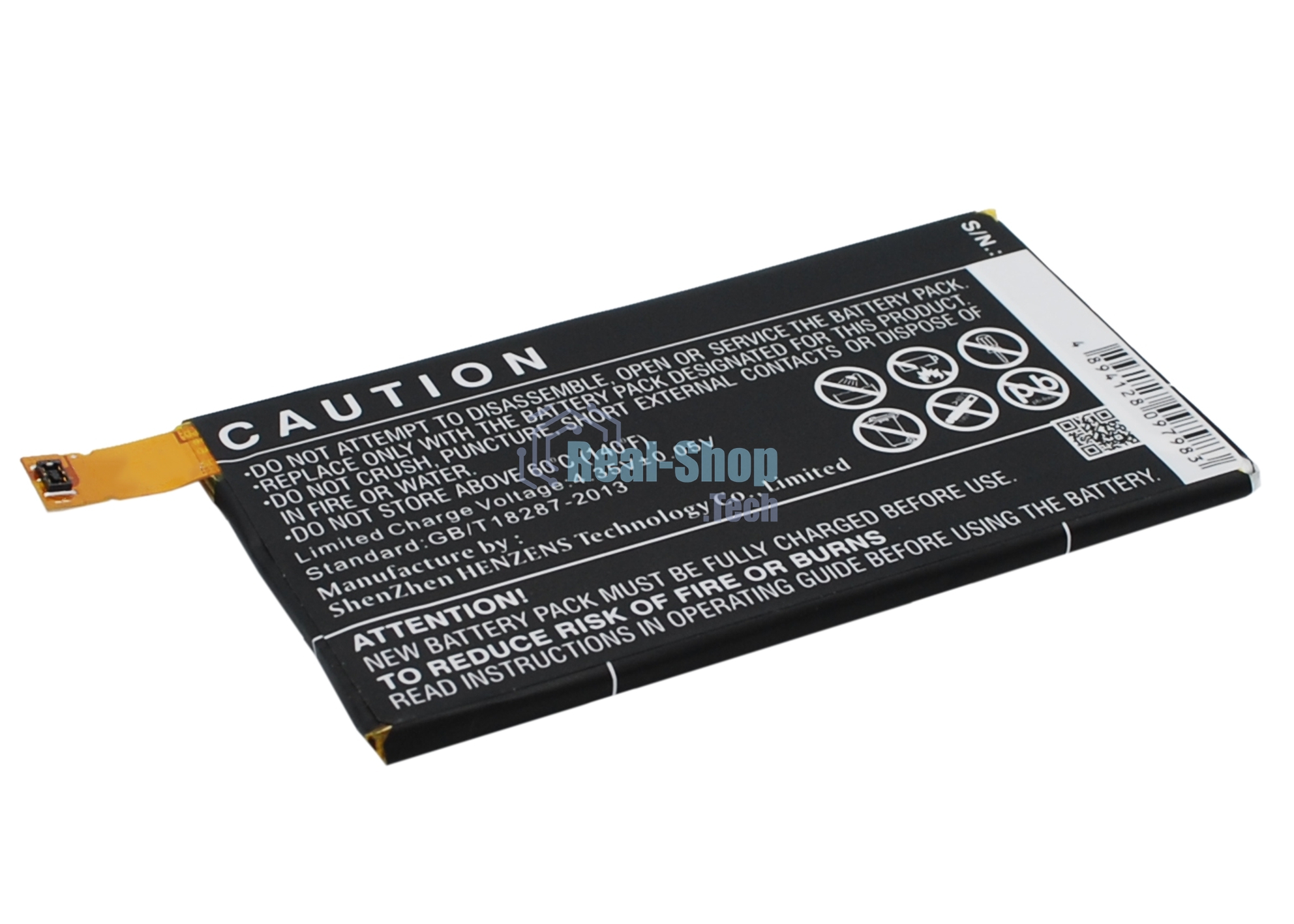 Аккумулятор CameronSino CS-ERZ310SL LIS1561ERPC для Sony Xperia Z3 Compact D5803 LTE 3.8V, 2600mAh, 9.88Wh