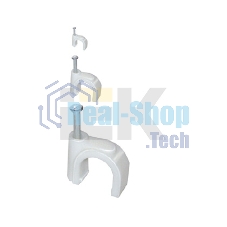Скоба креп. круглая R9 (уп. 100 шт) IEK USK11-09-100