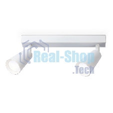 Накладной поворотный спот Ambrella light TA13145/2 WH белый GU10/2 max 12W 295*60*130