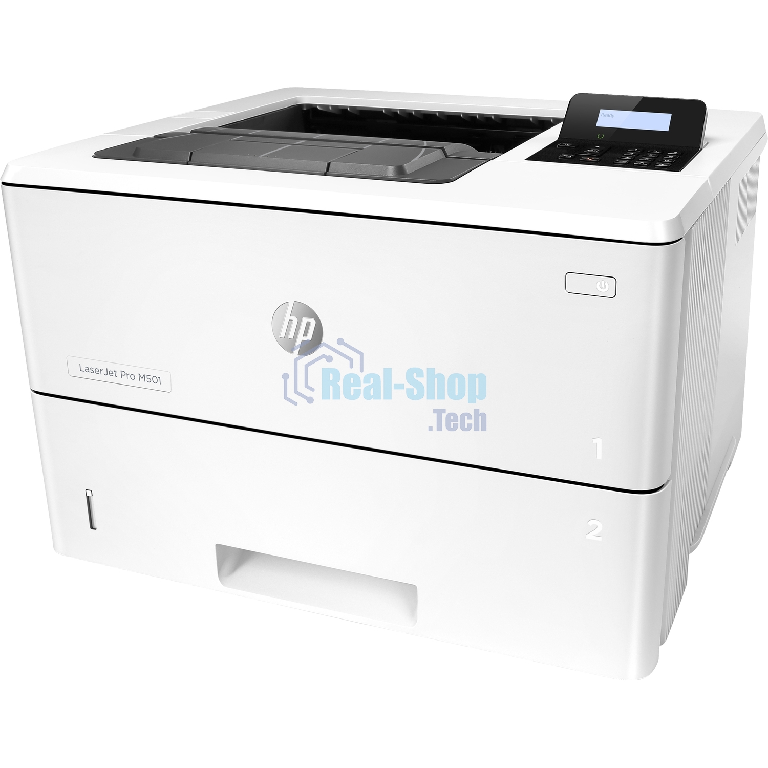 Принтер лазерный HP LaserJet Pro M501dn (J8H61A), A4, ч/б, печ. до 45 стр/мин., 600 x 600 dpi, USB, RJ-45, Air Print