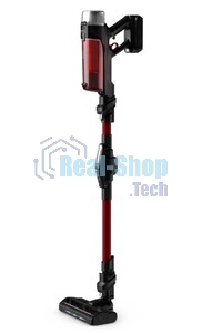 Пылесос вертикальный Tefal X-Force Flex TY9LC1WO серый/синий, питание от аккумулятора, 150 Вт, уборка сухая, пылесборник 0.65 л