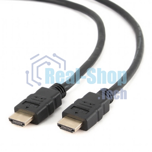 Кабель Cablexpert HDMI CC-HDMI4-20M, 19M/19M, v2.0, медь, позол.разъемы, экран, 20м, черный, пакет