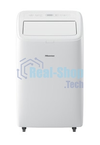Кондиционер мобильный Hisense AP-09CW4GNCS00 9000 BTU, 18 м², 52 дБ, охлаждение, осушение, белый