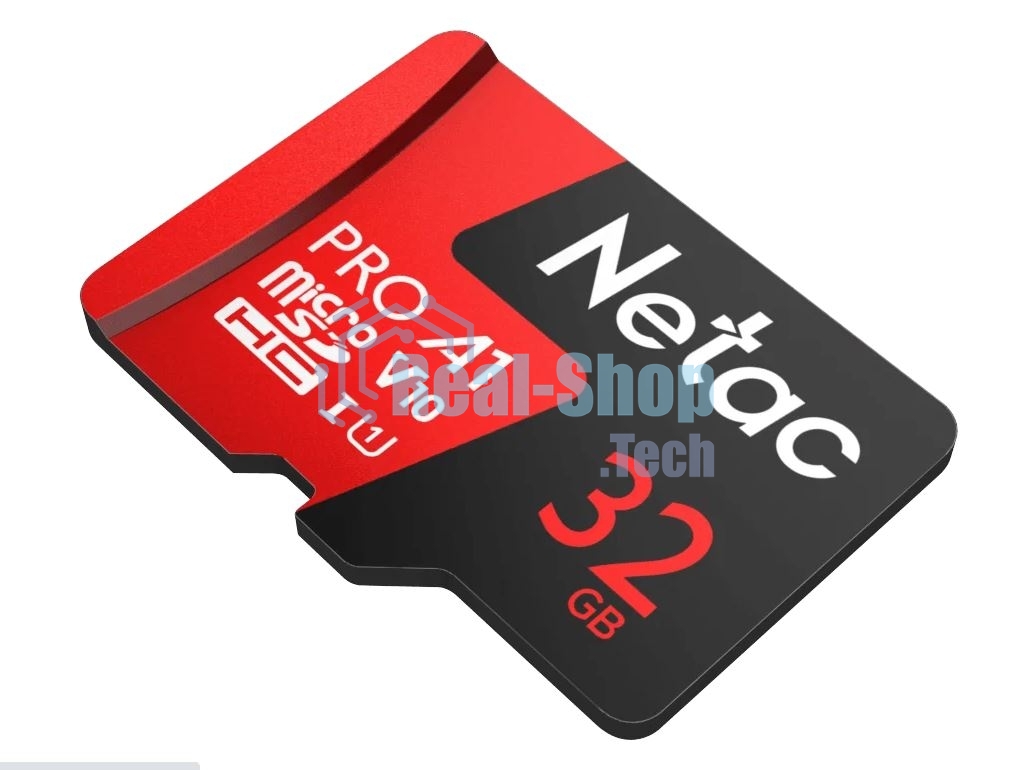 Флеш карта MicroSD card Netac P500 Extreme Pro 32Gb, retail version w/o SD adapter