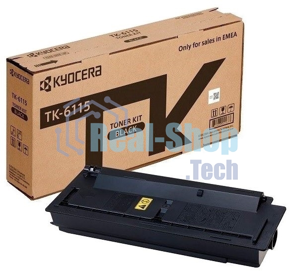 Картридж лазерный Kyocera TK-6115 (1T02P10NL0) черный для M4125idn/M4132idn 15000 стр.