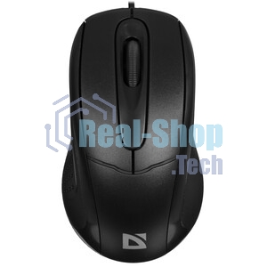 Мышь проводная Defender Standard MB-580 черный, 1000 dpi, USB, кнопки - 3