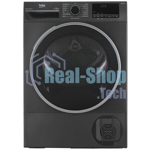 Сушильная машина Beko B3T47239A антрацит, 7 кг, сушка - тепловой насос, программ - 15, 59.7 x 84.6 x 54.3 см