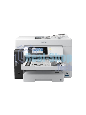 МФУ струйное EPSON M15180 (C11CJ41408), A3+, ч/б, печ. до 25 стр/мин., скан. до 26 стр/мин., 4800 x 1200 dpi (печать) 1200x1200dpi, USB, RJ-45, Wi-Fi, Air Print