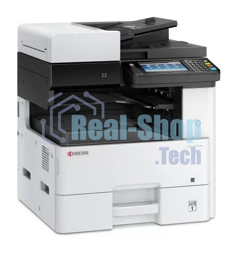 МФУ лазерное Kyocera Ecosys M4132idn (1102P13NL0), A3, ч/б, печ. до 32 стр/мин. (А4) до 17 стр/мин. (А3), скан. до 50 стр/мин., 1200 x 1200 dpi (печать) 600x600dpi (скан.), USB, RJ-45, NFC, Air Print, Mopria