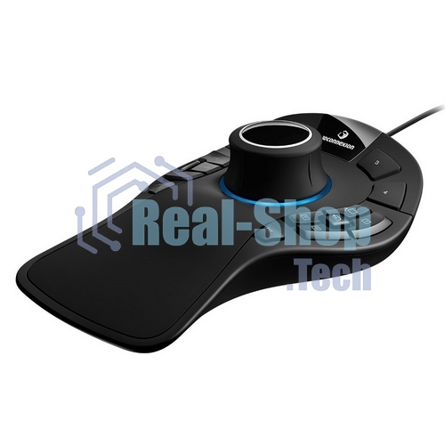 Мышь проводная 3DConnexion SpaceMouse Pro (3DX-700040) черный, 2000 dpi, USB, кнопки - 15