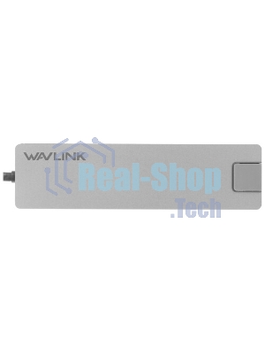 USB-концентратор WAVLINK USB Type-C, USB Type-C/USB 3.0/USB 2.0/HDMI/Gigabit LAN/SD/Micro SD, USB