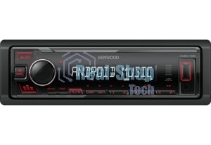 Автомагнитола Kenwood KMM-105M, 1 DIN, USB Type-A, AUX, съёмная панель
