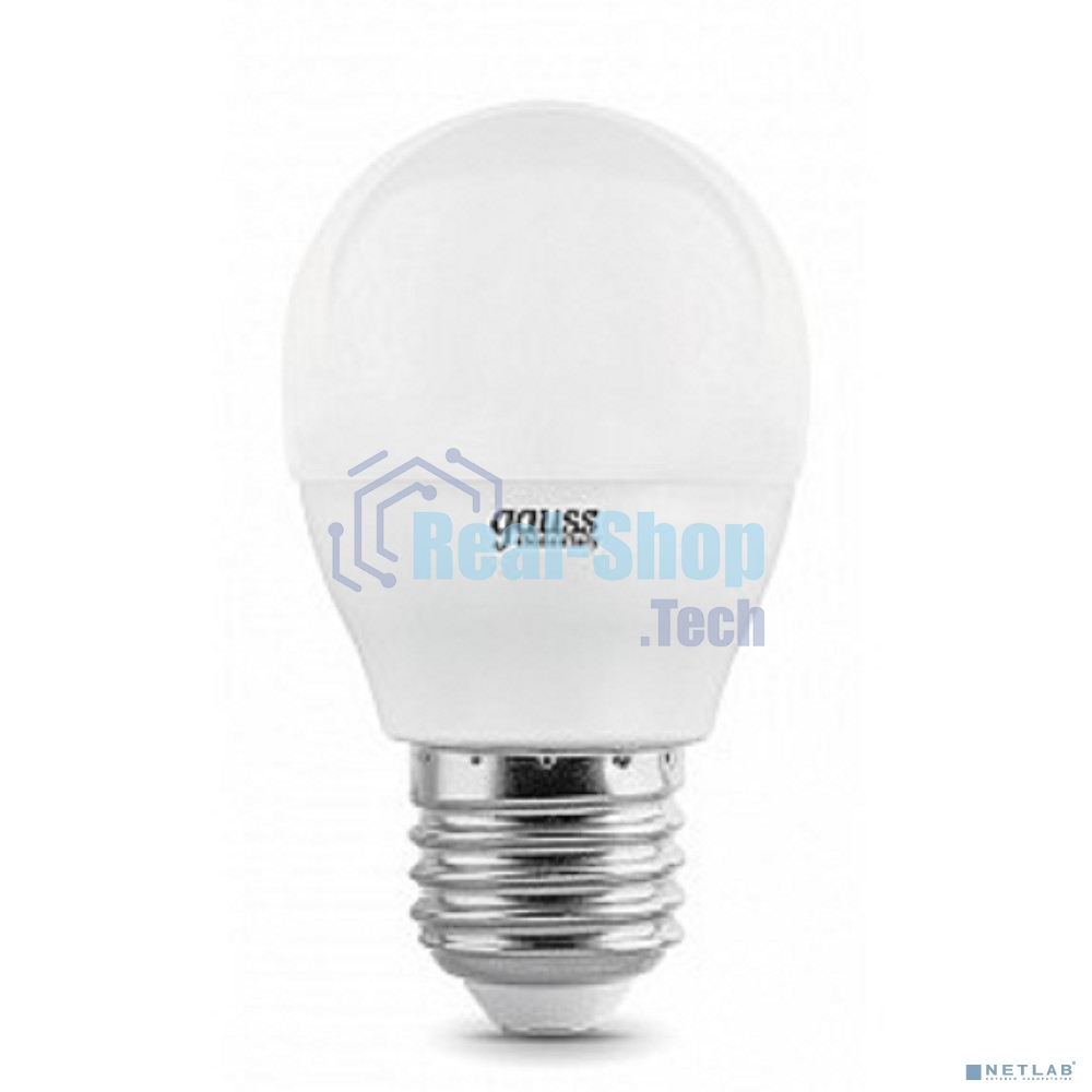 Лампа cветодиодная Gauss LED Elementary Globe 6W E27 2700K Арт.LD53216