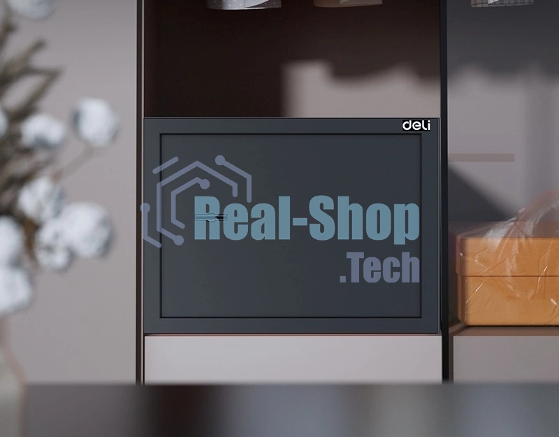 Сейф Deli Srock ET561 200x310x200мм ключевой