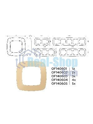 Рамка OMEGA Ecta (Шампань) 4-ая OF140604