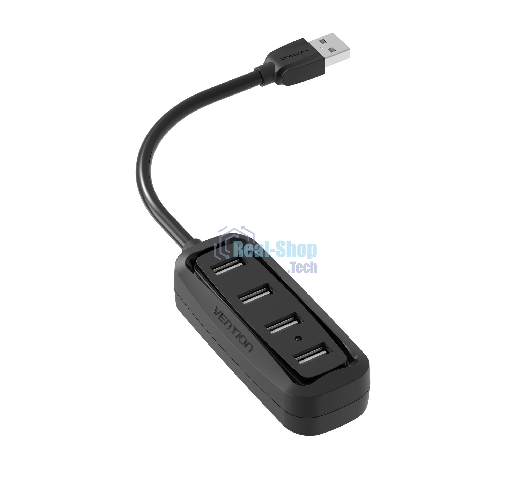 USB-концентратор Vention VAS-J43-B100, USB 2.0, USB 4 порта, USB