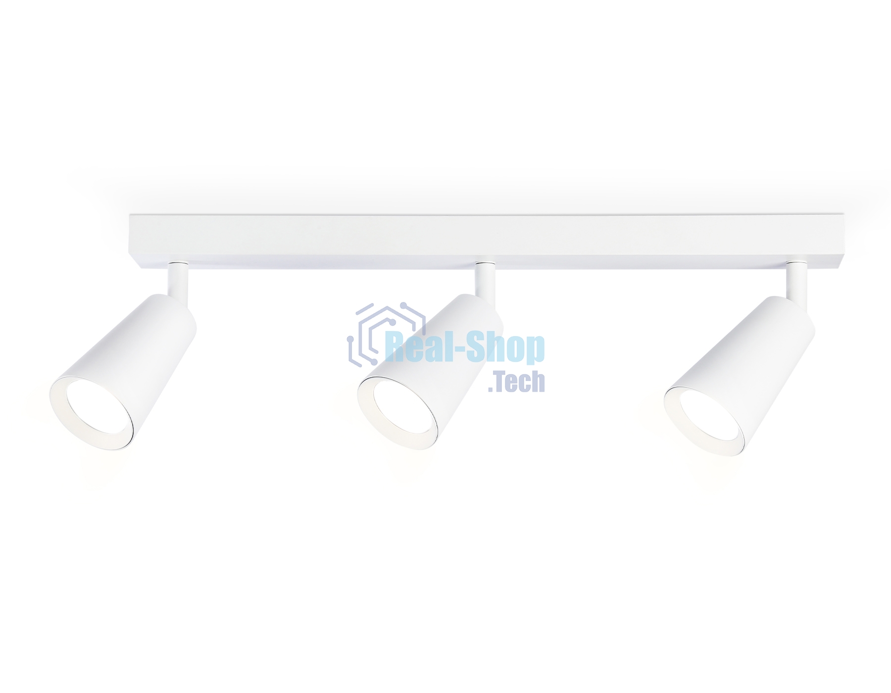 Накладной поворотный спот Ambrella light TA13148/3 WH белый GU10/3 max 12W 445*60*130