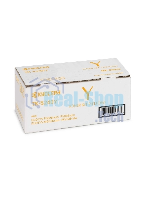 Картридж лазерный Kyocera TK-5240Y (1T02R7ANL0) желтый для P5026cdn/cdw, M5526cdn/cdw 3000 стр.