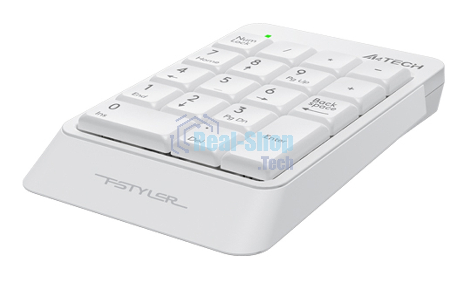 Числовой блок проводной A4Tech Fstyler FK13P, USB, белый
