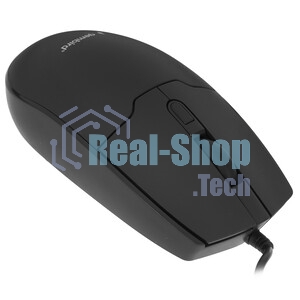 Мышь проводная Gembird MOP-430 черный, 1600 dpi, USB, кнопки - 4