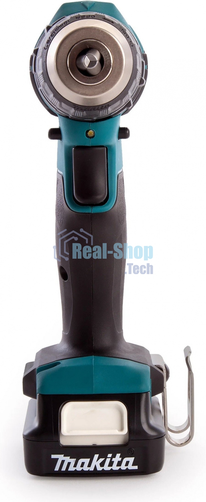 Дрель-шуруповерт Makita DF332DWAE, 12 В, 2 Ач, 35 Нм, бесщеточный