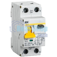 Выключатель автоматический дифференциального тока IEK MAD22-5-040-C-100 АВДТ 32 C40 100мА
