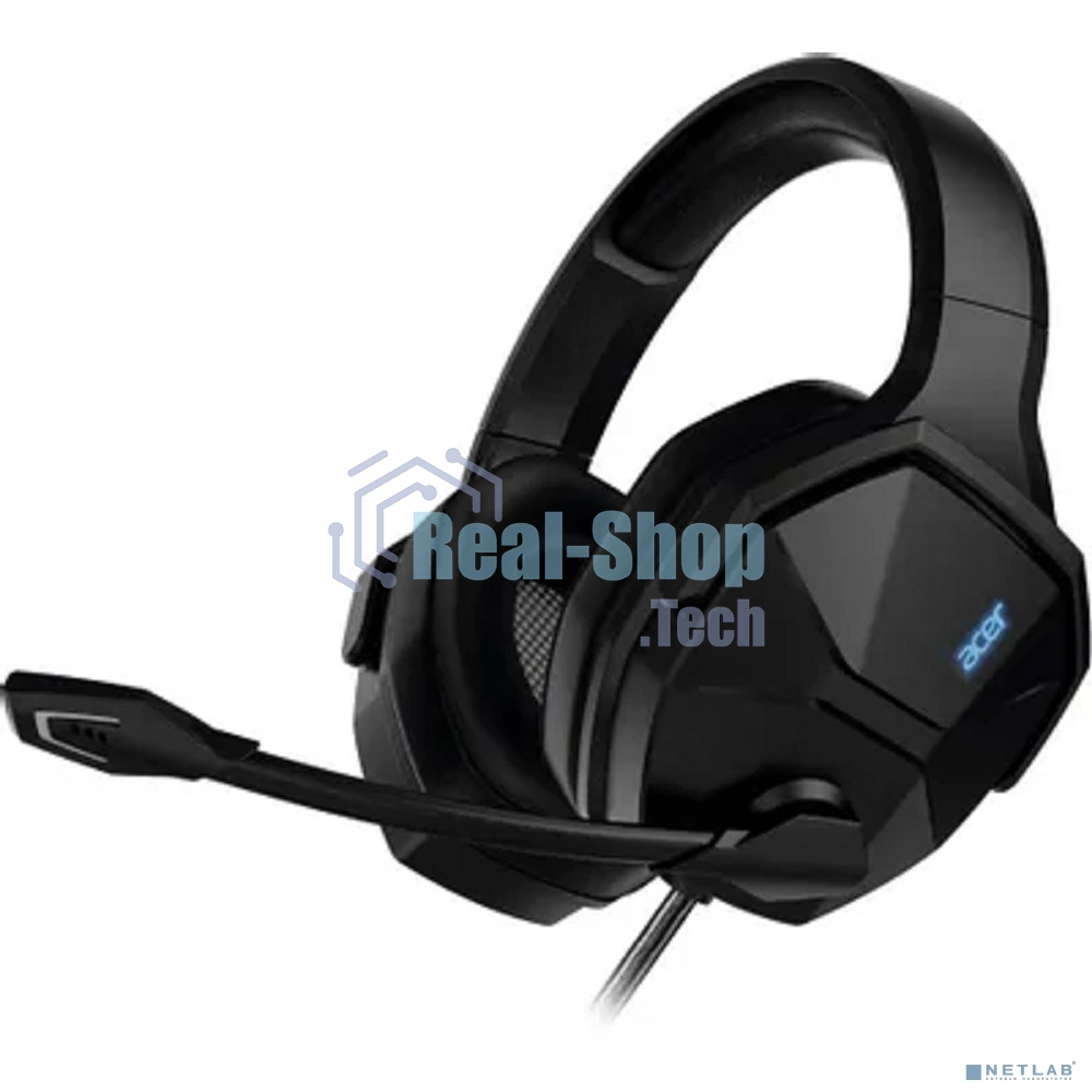 Гарнитура Acer OHW312 чёрный, проводная, USB, подсветка