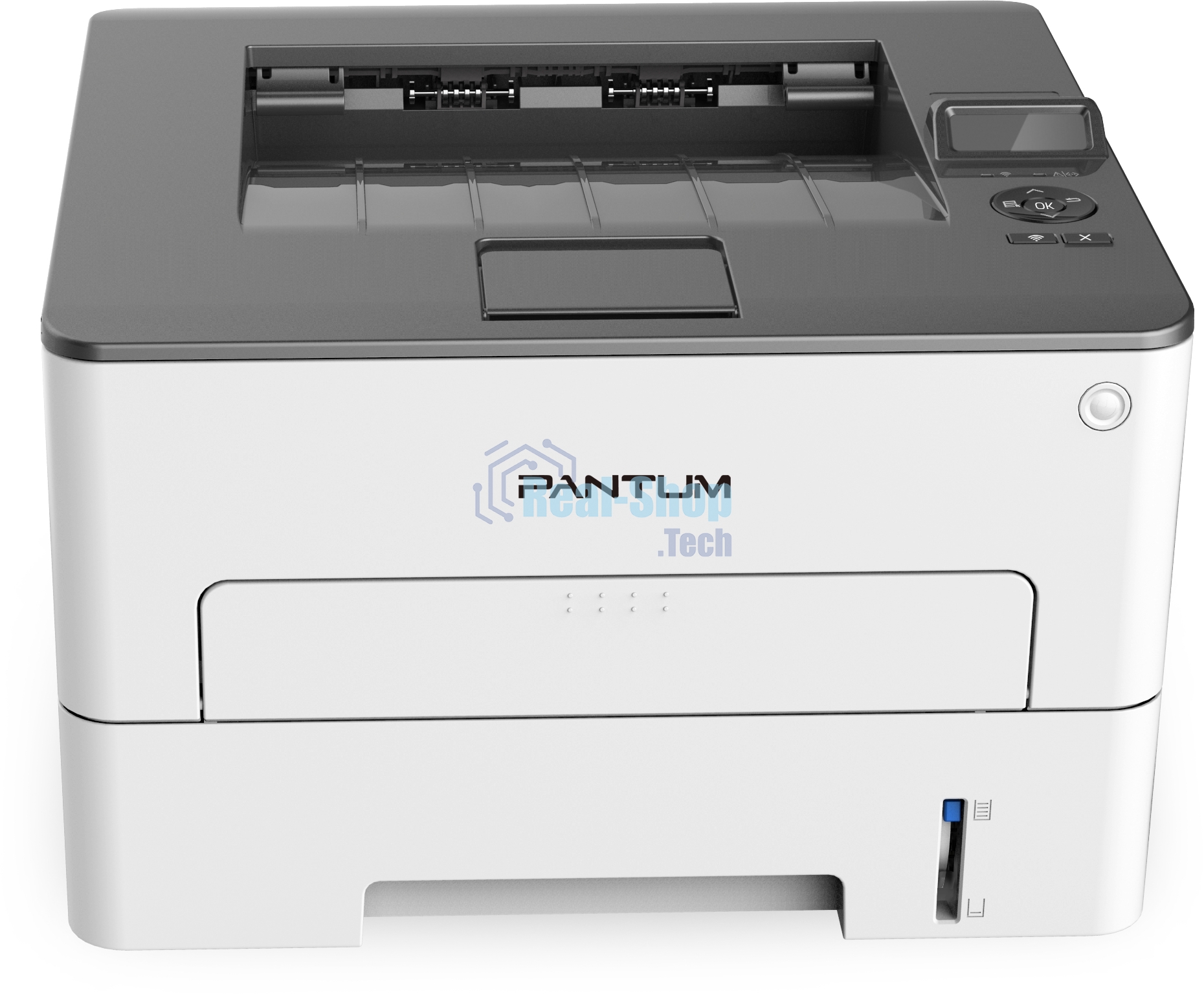 Принтер лазерный Pantum P3010DW, A4, ч/б, печ. до 30 стр/мин., 1200 x 1200 dpi, USB, RJ-45, Wi-Fi, NFC, проектная модель