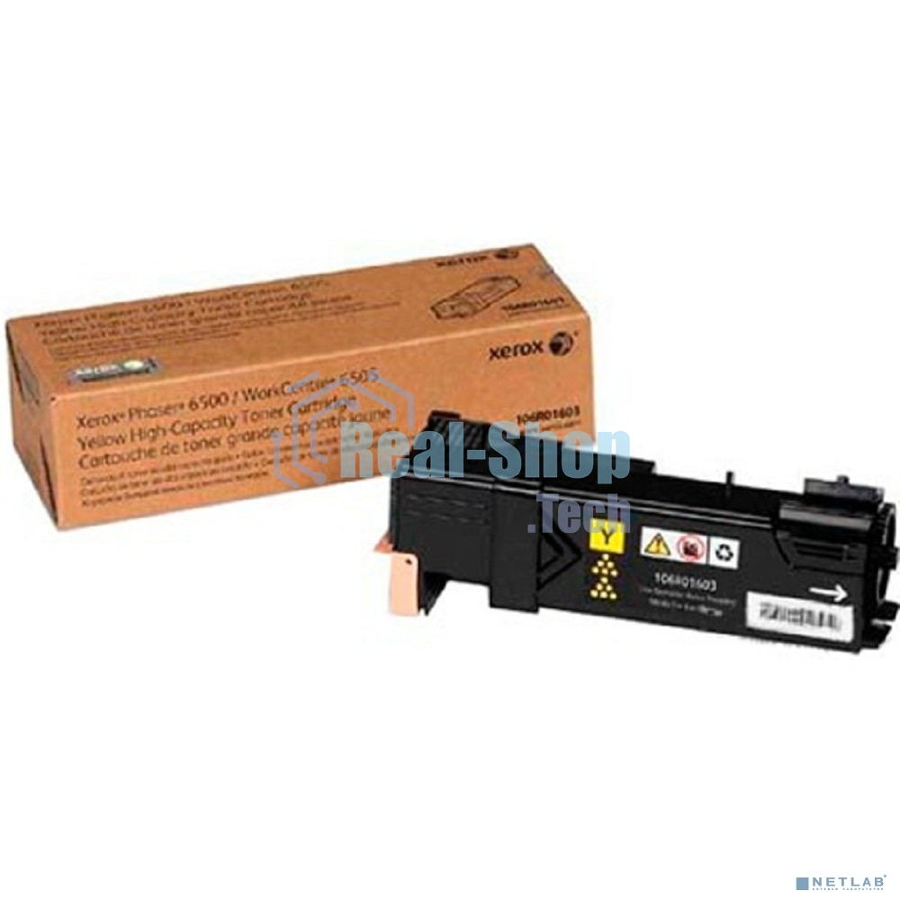 Картридж лазерный Xerox 106R01603 желтый для Xerox Ph 6500/WC 6505 (2500 стр)(Channels)