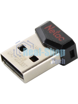 Флешка USB Netac UM81 (NT03UM81N-032G-20BK), 32Gb, USB 2.0, R/W 30/10, черный/красный