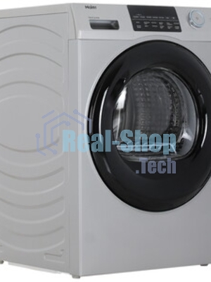 Сушильная машина Haier HD90-A2959S серый/черный, 9 кг, сушка - тепловой насос, программ - 12, 59.5 x 84.5 x 60 см