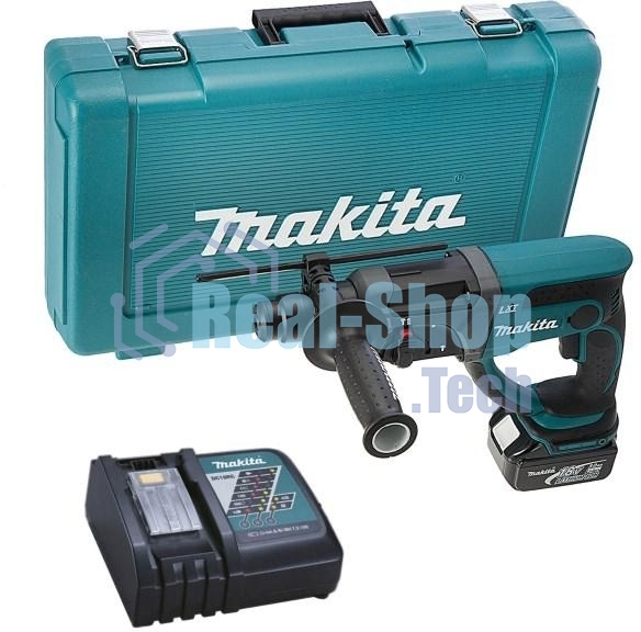 Перфоратор Makita DHR202RF, SDS-plus, 18 В, 1.9 Дж, от аккумулятора