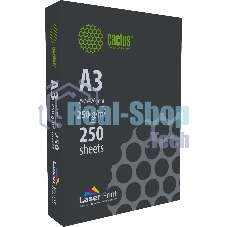 Бумага Cactus CS-LPA3250250 A3/250г/м2/250л./белый для лазерной печати