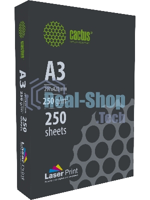 Бумага Cactus CS-LPA3250250 A3/250г/м2/250л./белый для лазерной печати