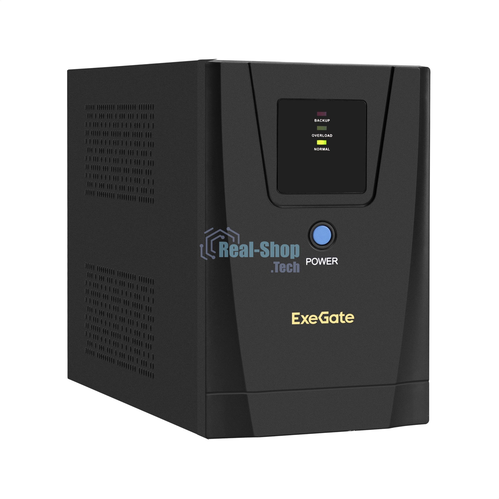 Источник бесперебойного питания ExeGate EP285488RUS SpecialPro UNB-1200.LED.AVR.C13.RJ.USB 1200VA/750W, LED, AVR, 6*IEC-C13, RJ45/11, USB, черный
