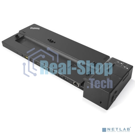 USB-концентратор Lenovo ThinkPad Basic Docking Station - 90W, 2xUSB 3.1, 2xUSB2.0,Gigabit Ethernet, 1xDP, 1x VGA,1xCombo Audio Port, DC-IN, Kensington slot, Key lock for L480, L580, T480, T480s, T580, X280, P52s, X1 Carbon G6