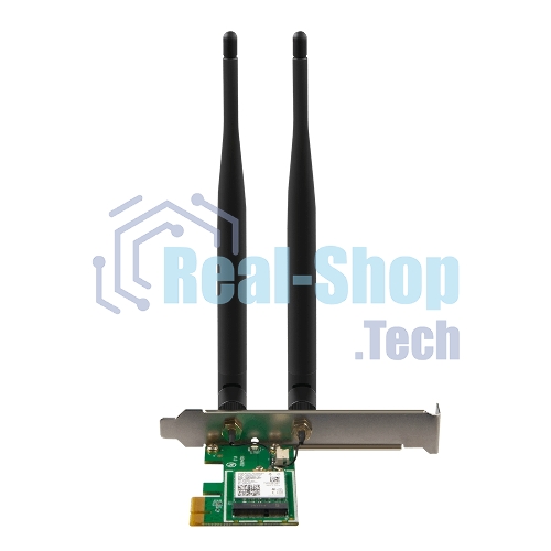 Сетевой адаптер Tenda E30 беспроводной двухдиапазонный PCI-e адаптер Wi-Fi 6 AX3000 c Bluetooth 5.0