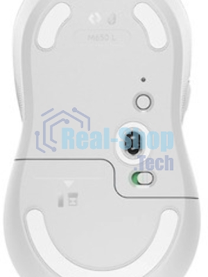 Мышь беспроводная Logitech Signature M650 L белый, 4000 dpi, радиоканал, Bluetooth, USB, кнопки - 5