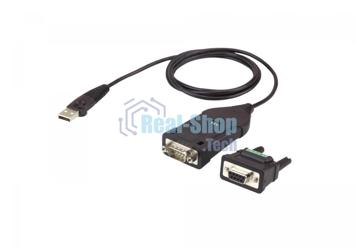 Конвертер, USB<=>RS-422/485, USB B-тип>4xDB9, Female>Male, без Б.П., (USB 2.0;с 1 шнуром A>B Male)/USB to RS-422/485 Adapter