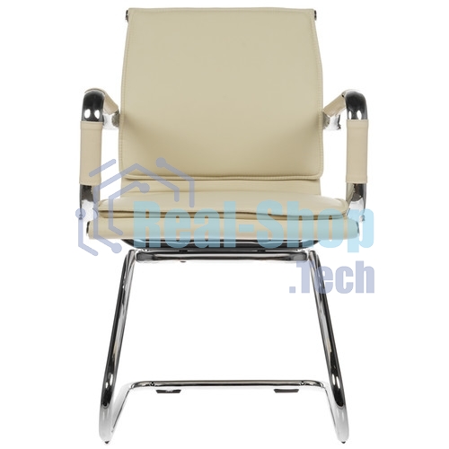 Кресло Бюрократ CH-993-Low-V/Ivory слоновая кость, экокожа, 120 кг, механизм качания, низкая спинка