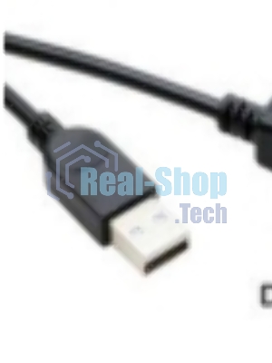 Кабель USB 2.0 на USB-B угол вниз 5 м