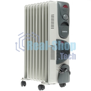 Обогреватель масляный Centek CT-6203-9 (9 секций) белый, 2400 Вт, 20 м2, 3 режима, термостат