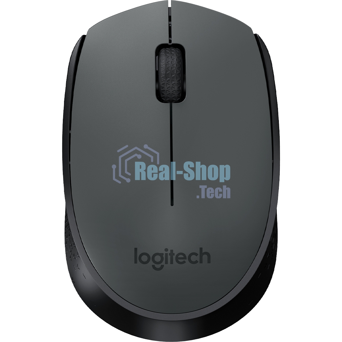 Мышь беспроводная Logitech M170 черный/темно-серый, 1000 dpi, радиоканал, USB, кнопки - 3