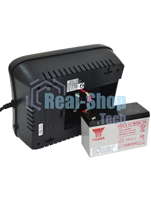 Источник бесперебойного питания Powercom Back-UPS SPIDER, Line-Interactive, LCD, AVR, 1100VA/605W, Schuko, USB, черный (1452054)