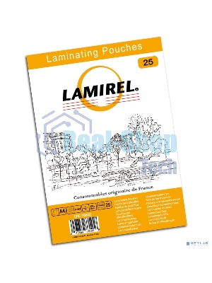 Пленка для ламинирования Fellowes 125мкм A4 (25шт) глянцевая 216x303мм Lamirel (LA-78802)